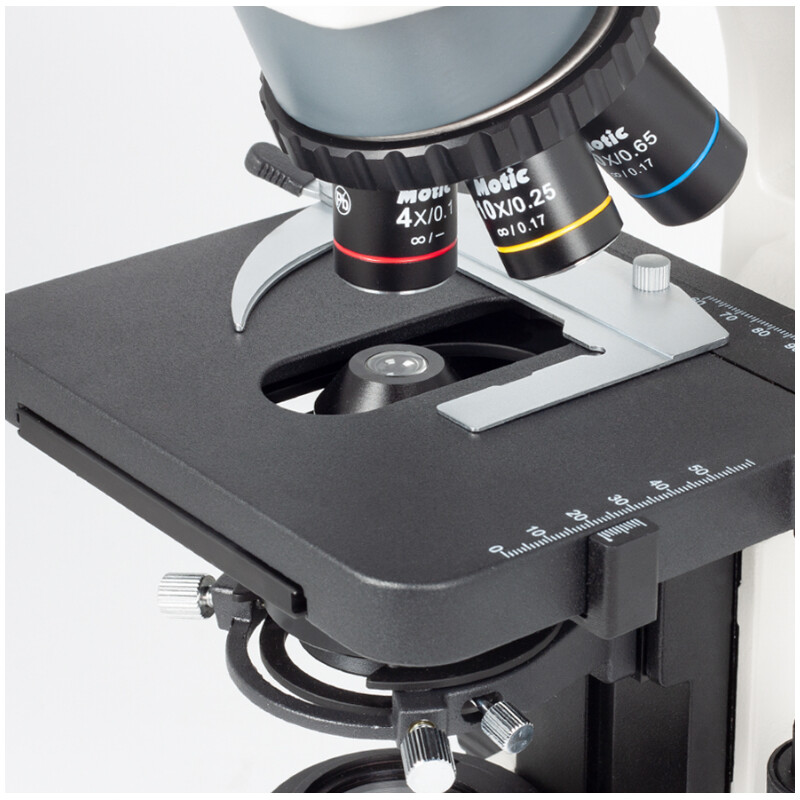 Motic Microscoop BA310, LED, 40x-400x (zonder 100x), trino