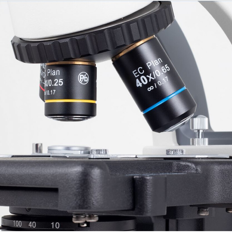 Motic Microscope BA210E bino, infinity, EC- plan, achromatic, 40x-1000x hal