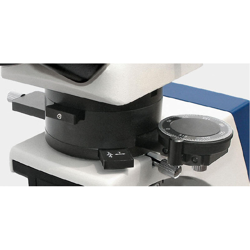 Microscope Kern OPO 185, POL, trino, plan d'inf, 40x-600x, épiscopie/diascopie, HAL, 100 W