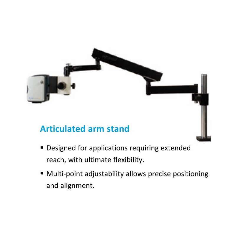 Vision Engineering Microscoop EVO Cam II, ECO2CE1, variable articulated arm, LED light, 4 Diopt W.D.245mm, HDMI, USB3, 24" Full HD