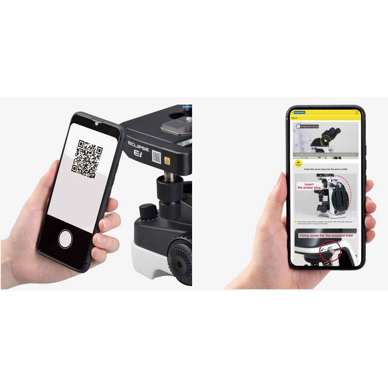 Nikon Microscopio ECLIPSE Ei R, trino, infinito, piano, 40x-400x, LED, 3W LED