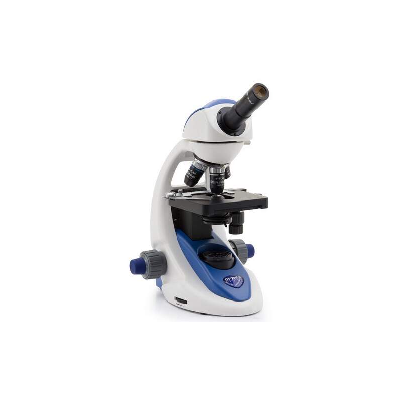 Optika Microscope B-191sPL,mono, DIN, N-plan, 40-600x, X-LED