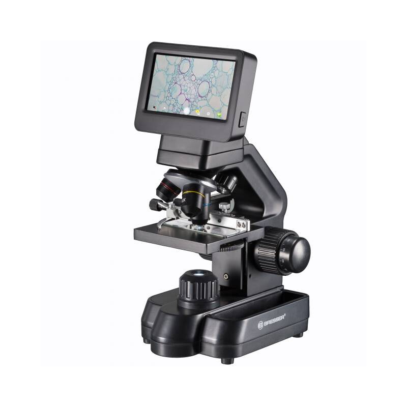 Bresser Biolux Touch, pantalla, 30x-1125x, AL/DL, LED, 5 MP, HDMI, Microscopios para la escuela y el hobby