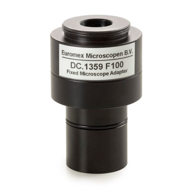 Euromex DC.1359 1x objectief, C-Mount, voor 1 inch Camera's, korte schacht