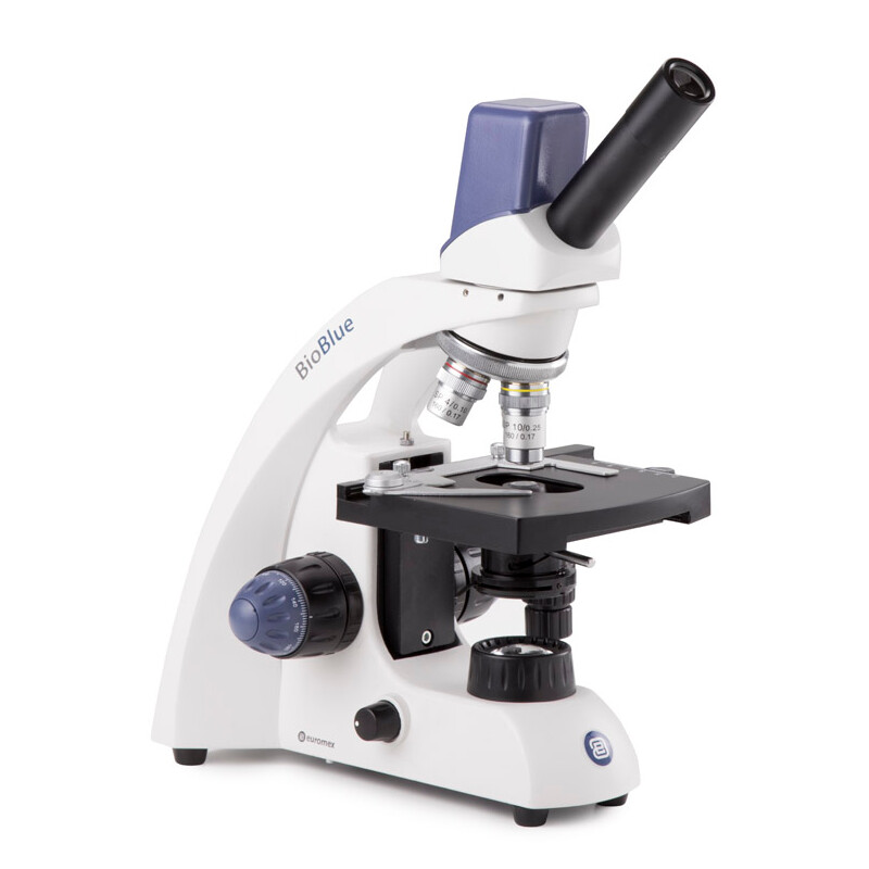 Euromex Microscoop BioBlue, BB.4255, Digitaal, mono, DIN, 40x - 1000x, 10x/18, LED, 1W