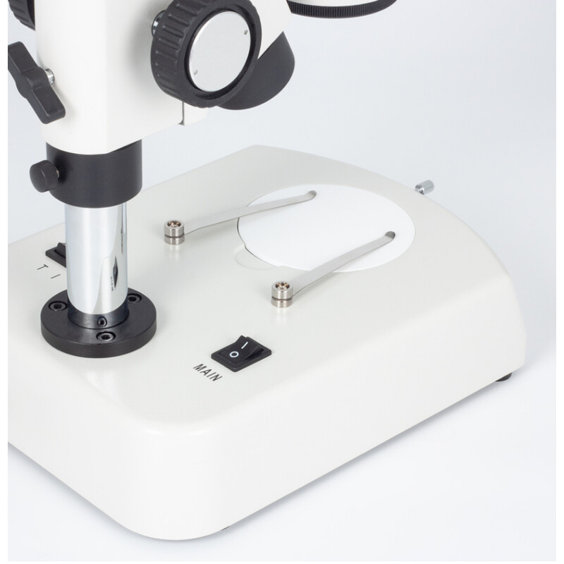 Microscope stéréo zoom Motic SMZ140-N2LED, bino, 10x/20, Al/Dl, LED 3W LED