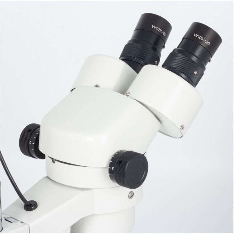 Microscope stéréo zoom Motic SMZ140-N2LED, bino, 10x/20, Al/Dl, LED 3W LED