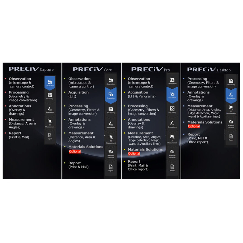 Logiciel Evident Olympus PRECiV Pro version 1.2, licence principale PV-PRO-1.2