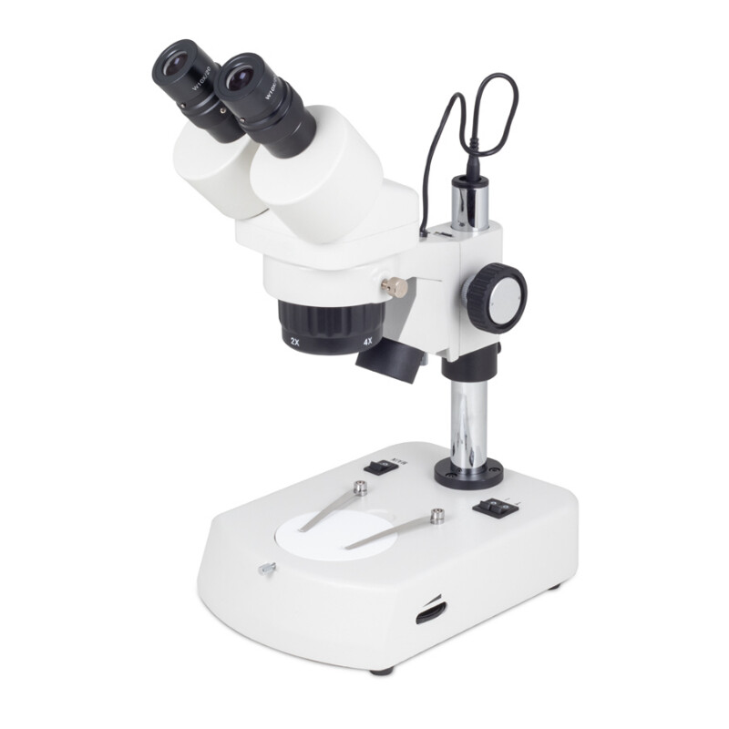 Microscopio stereo Motic SFC-11C-N2LED, bino, 20/40x, AL/DL, LED