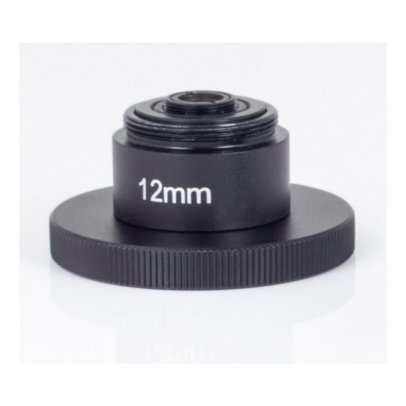 Adaptateur appareil-photo Motic lentille macro focalisable, 12 mm