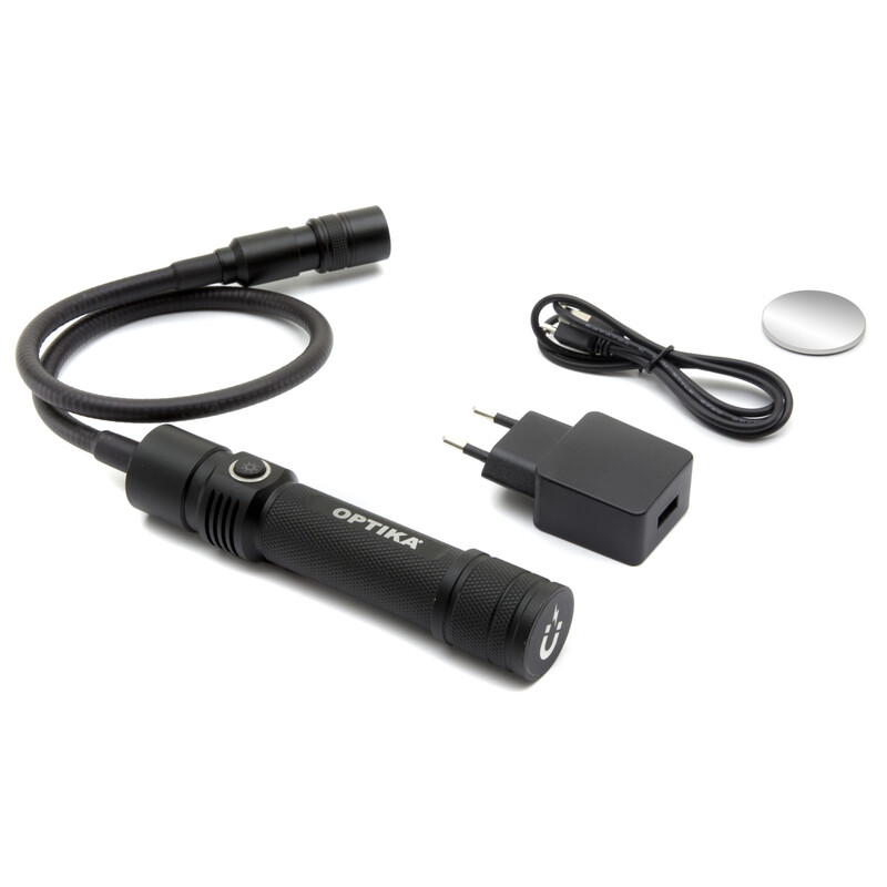 Optika Braccio di illuminazione CL-32 con fissaggio magnetico, USB
