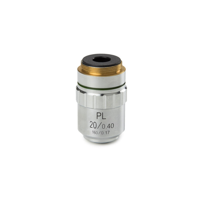 Euromex Objetivos BS.7220 de , Plan PL 20x/0,40, distancia de trabajo 8,8 mm (bScope)