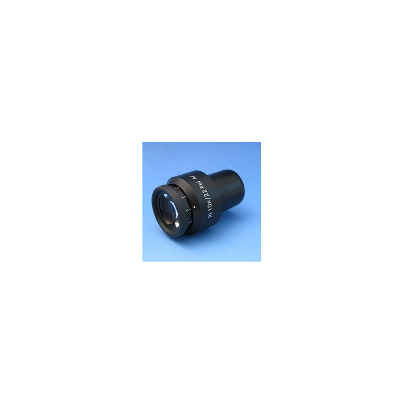 ZEISS Oculare PL 10x/22 Br. foc. POL,  piastra reticolare