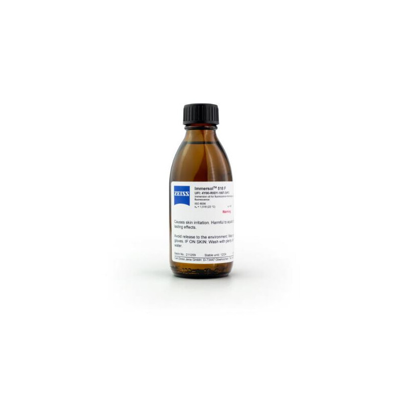 ZEISS Olio per immersione Immersol 518 F privo di fluorescenza, flacone da 100 ml