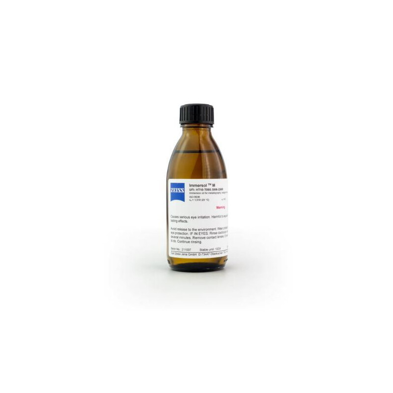 ZEISS Aceite de inmersión Immersol M, botella de 100 ml