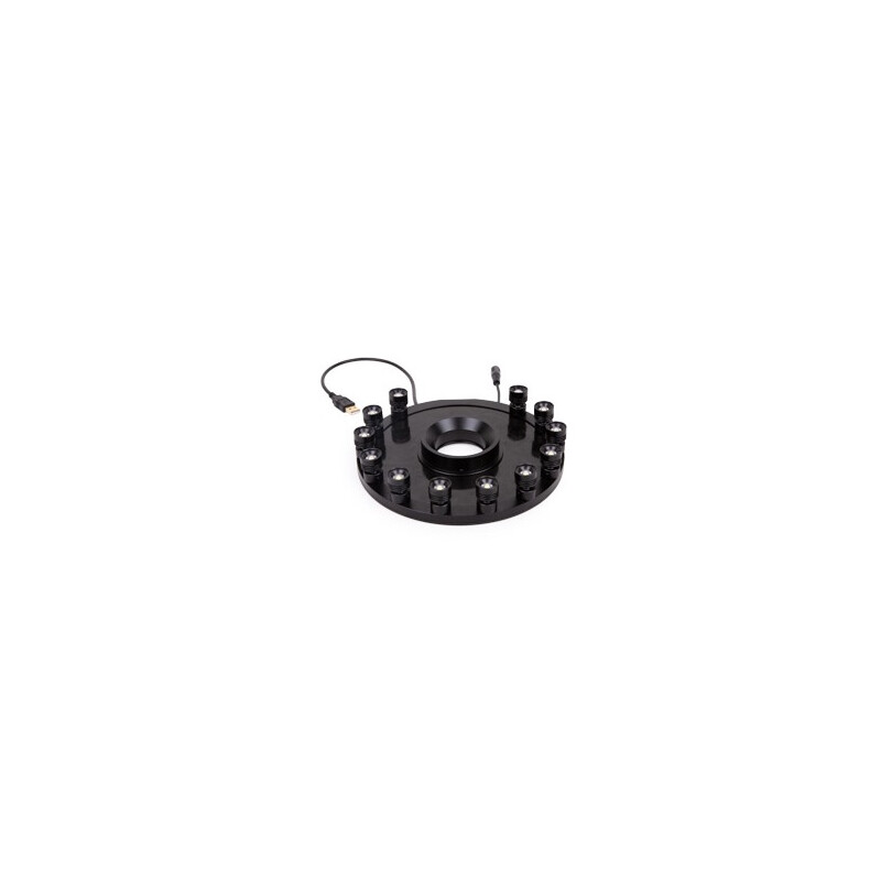 Euromex Ringlampen MZ.4735, 12x LED 1W, hoek instelbaar