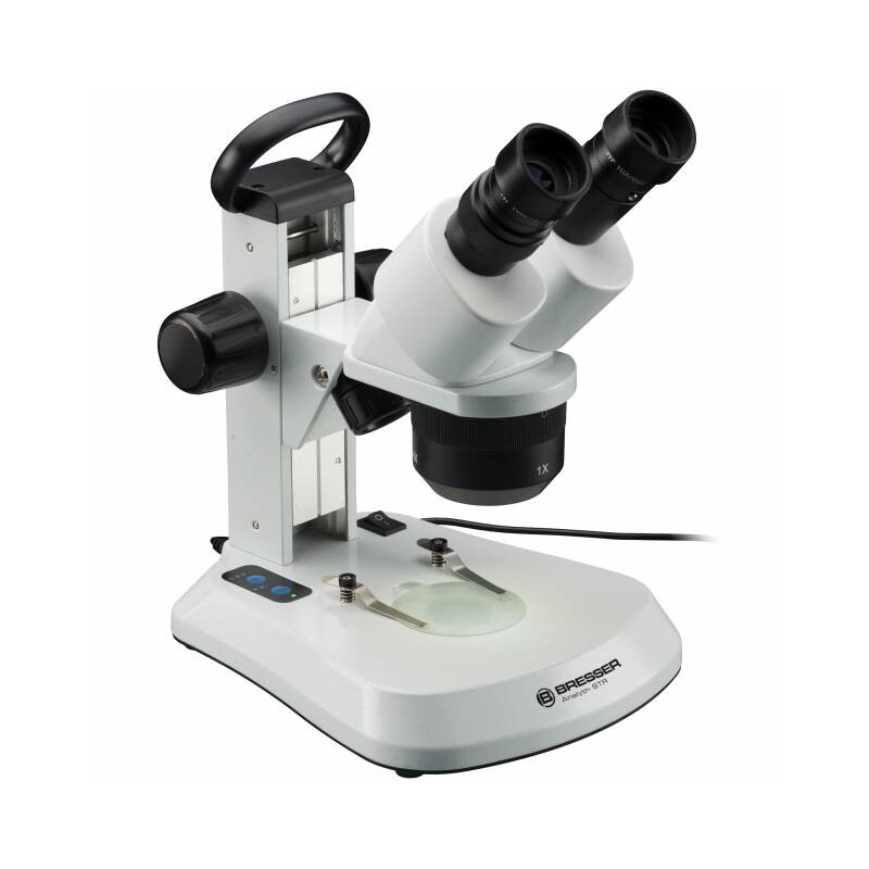 Bresser Microscopio stereo Analyth STR 10x-40x bino; Greenough; 50 mm; 10x/20; 10-40x; LED, fotocamera, 2 MP