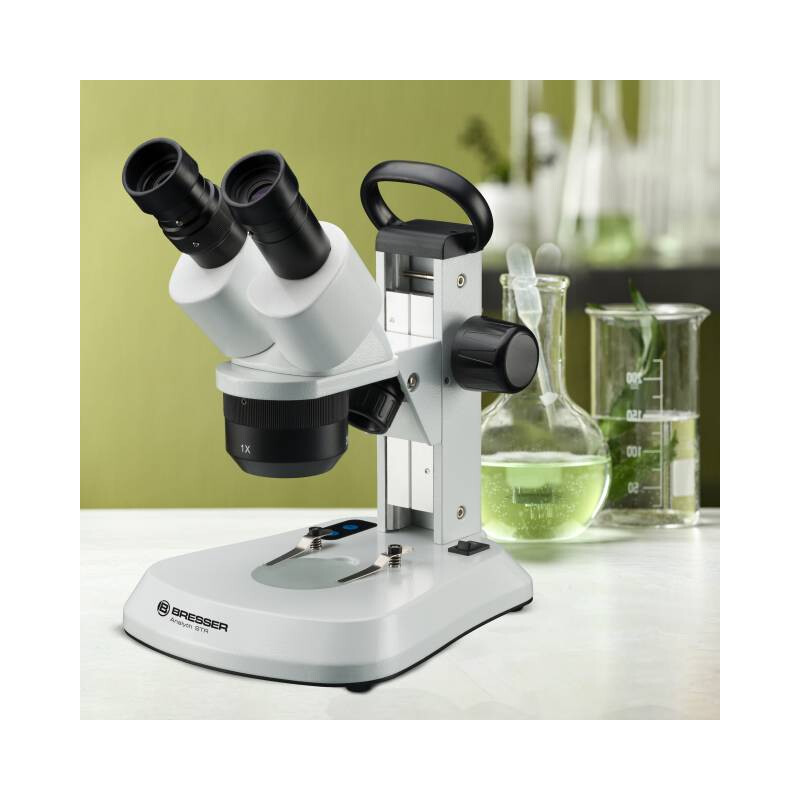 Bresser Stereomikroskop Analyth STR 10x-40x bino; Greenough; 50mm; 10x/20; 10-40x; LED