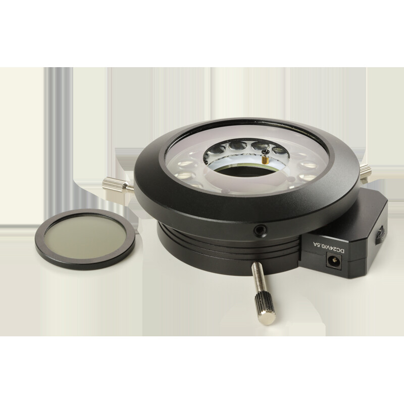 Euromex Ringlicht LE.1975, Polarisation, 16 LEDs