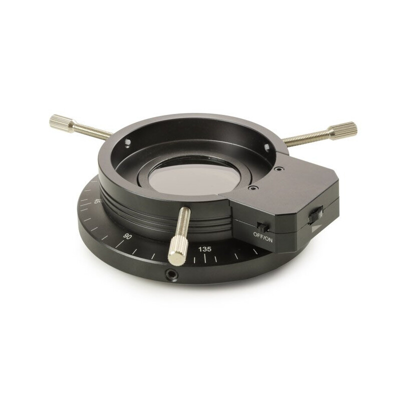 Euromex ringlamp LE.1975, polarisatie, 16 LED’s