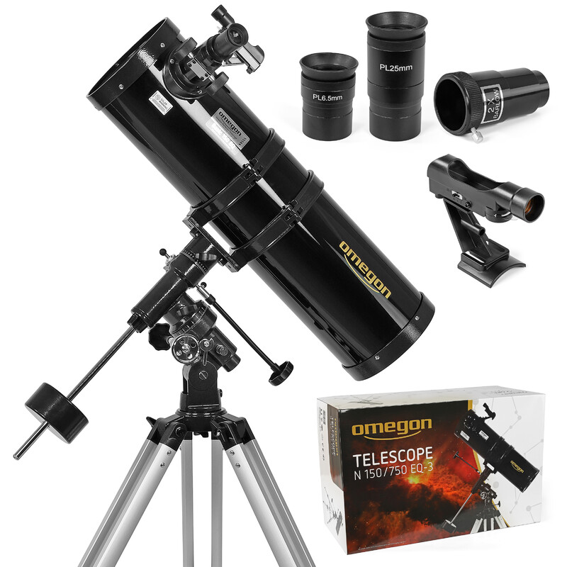 Omegon Teleskop N 150/750 EQ-3 (Fast neuwertig)