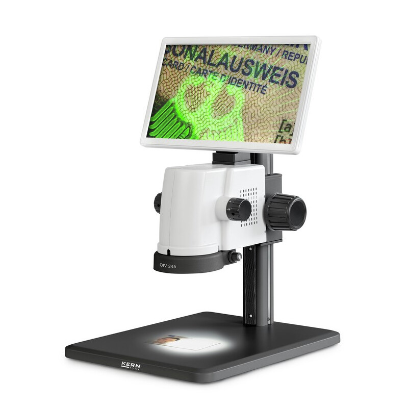 Kern Microscopio OIV 345, digital, 0,7x-4,5x, LED, aluminio, HDMI