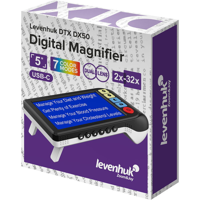 Levenhuk DTX DX50 Digital Magnifying glass 2-32x