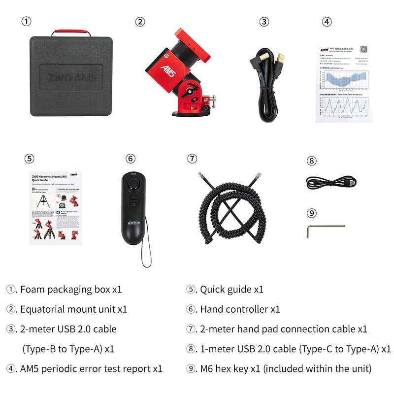 ZWO Montierung AM5N Harmonic Equatorial
