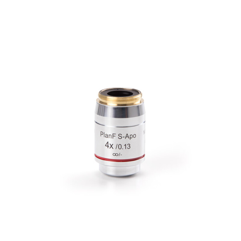Euromex Objektiv, AX.7304, Infinity EIS 60 mm, semi-plan Pli- Apo Fluarex 4x/0.15, M25, 0.17 mm