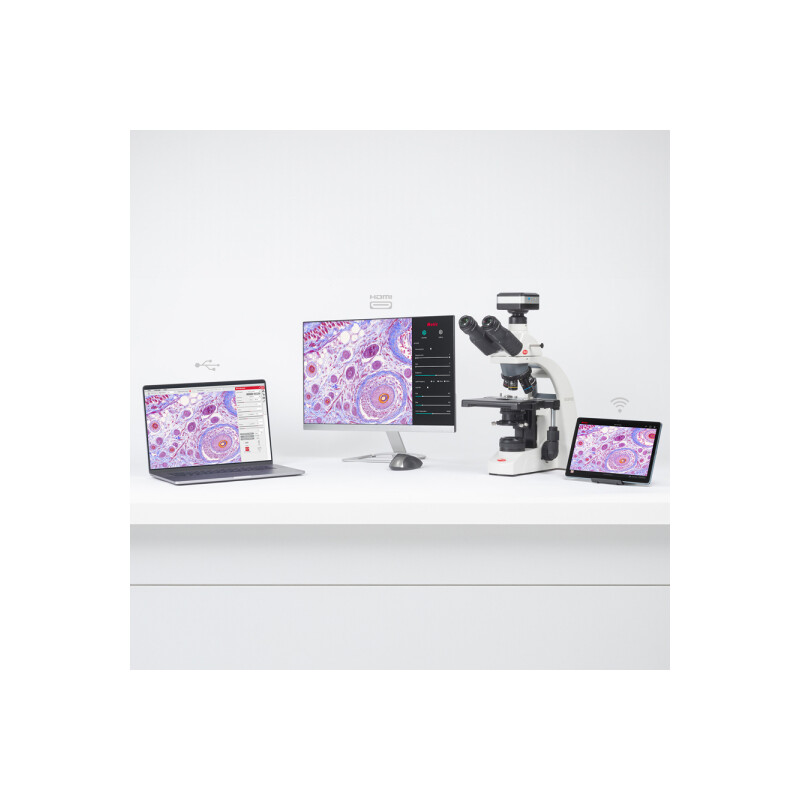 Motic Fotocamera 4000X, a colori, 8 MP, CMOS, 1/2,8, HDMI/USB/LAN/Wifi, 1,45 µm