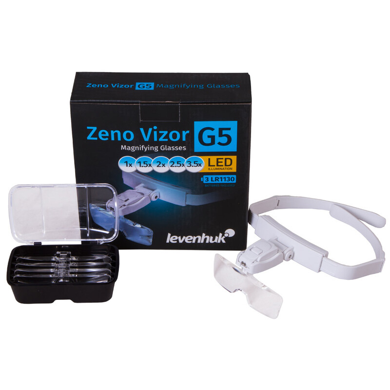 Levenhuk Magnifying glass Zeno Vizor G5 3.5x LED