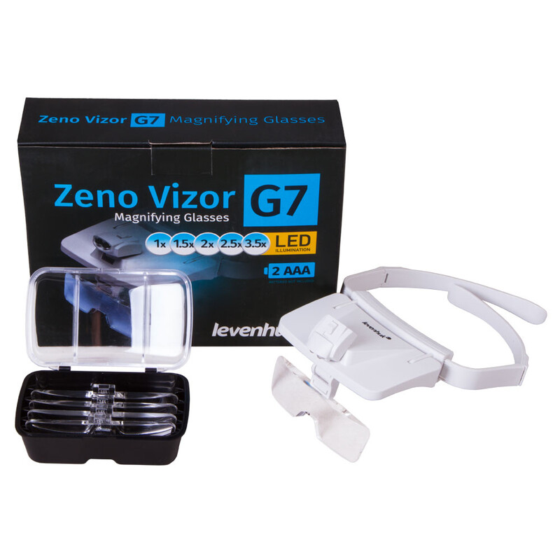 Levenhuk Lupe Zeno Vizor G7 3,5x LED