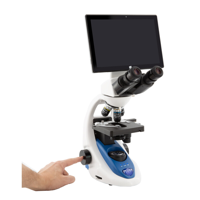 Optika Microscope , Mikrokskop, B-190TBPL+, digital, 5 MP, tablet, 40-1000X, X-OEF, PLAN