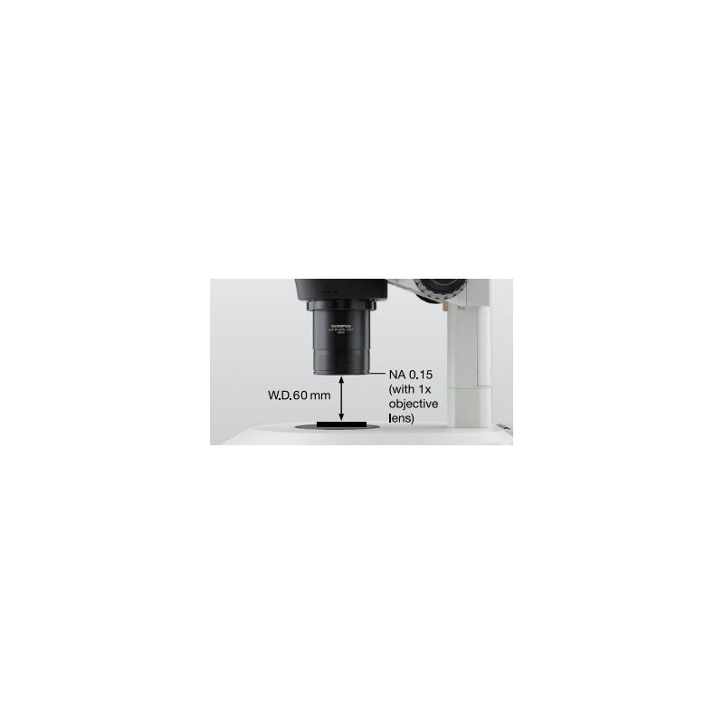 Evident Olympus Stereo zoom microscope SZX16, trino, 16.4:1, 7-115x, 60 mm, SZX2-ILLTQ LED