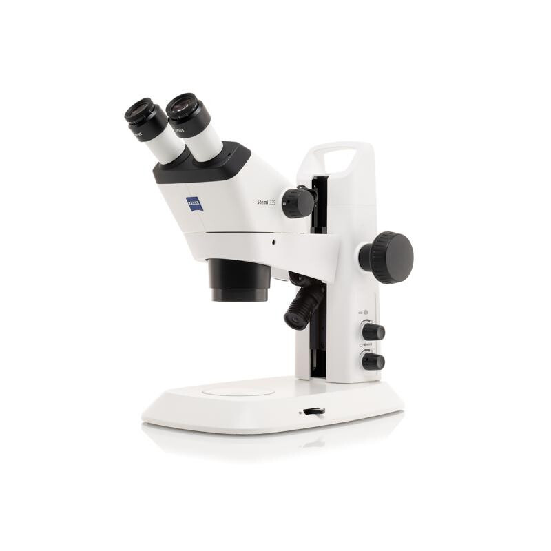 ZEISS Microscopio stereo zoom Stemi 355, C Edu, trino, w.d. 110 mm, 10x/23, 5,5:1 , 7,2x-40x, AL/DL, Spot C LED