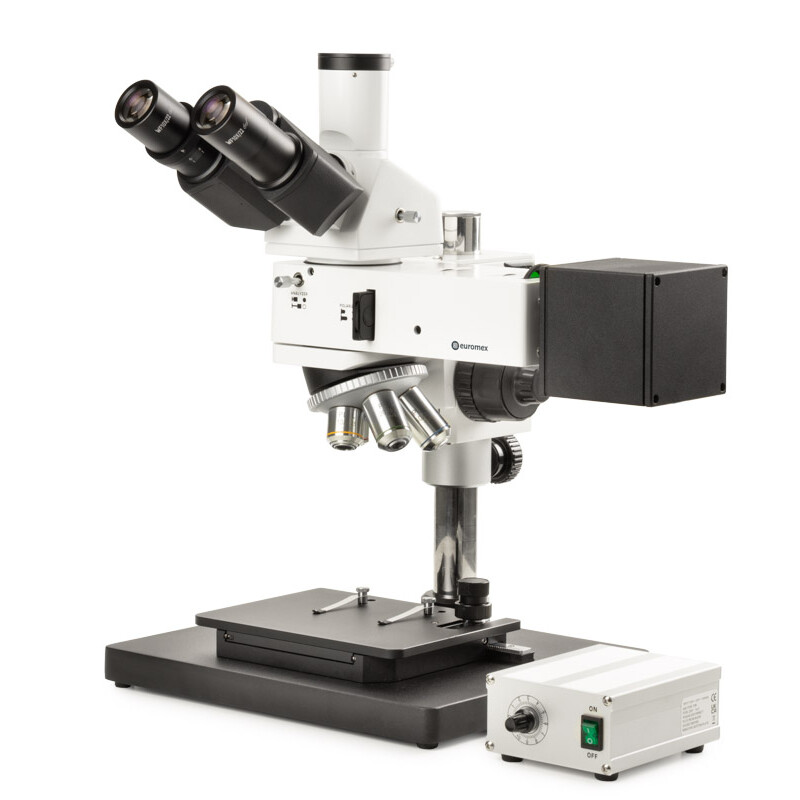 Euromex microscope BS.4053-PLMRi, trino, plan, INFINITY, 50x-500x, 10x/22, LED, AL