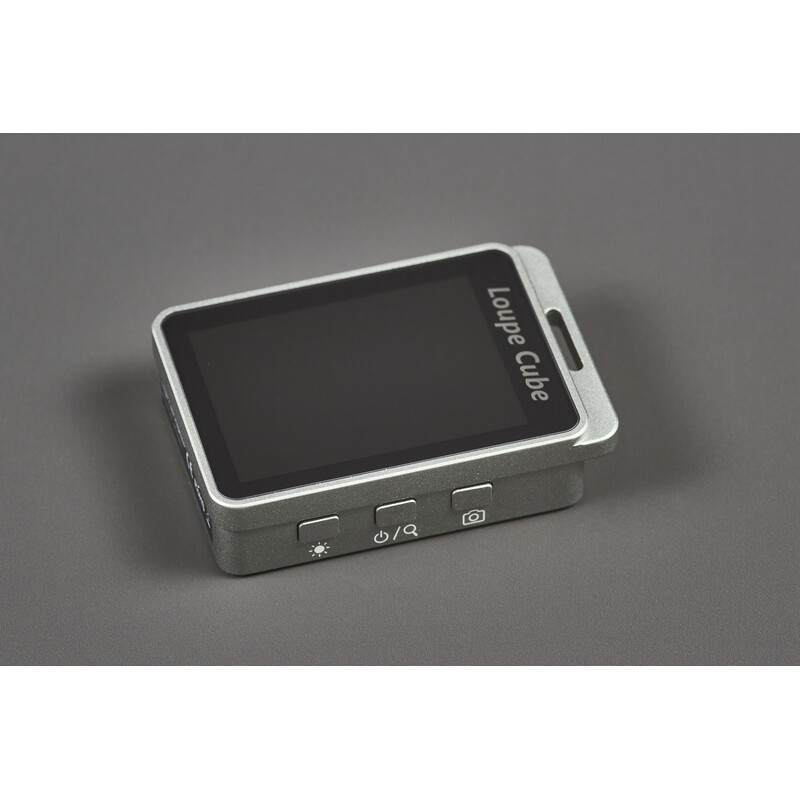 FPS Lupa electrónica Magic Loupe Cube: compacta, zoom de 7x a 19x, luz UV y pantalla de 2,4"