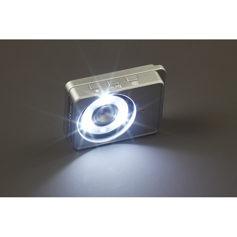 FPS Magic Loupe Cube electronic magnifying glass – compact, 7x to 19x zoom, UV light & 2.4" display