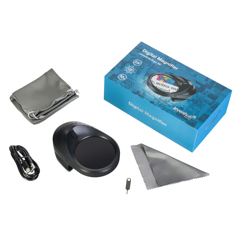 Levenhuk Vergrootglazen Ergo 30 Digital 5x, 6x, 8x, 10x LED