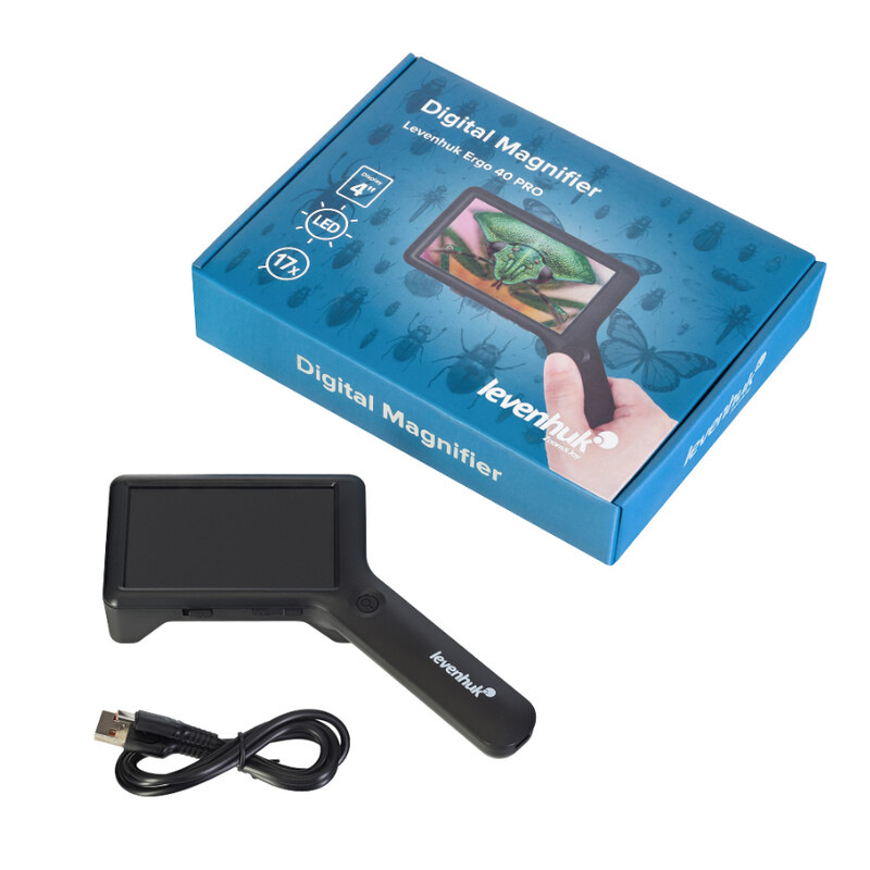 Levenhuk Vergrootglazen Ergo 40 Pro Digital 6x, 10x, 13x, 17x LED