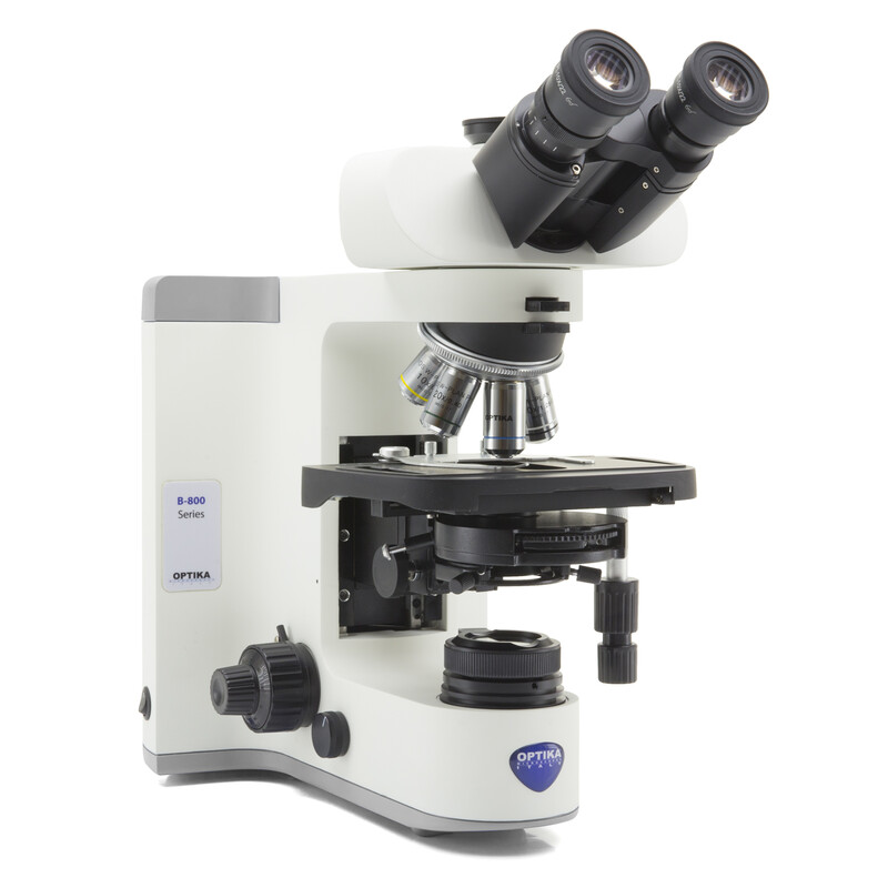 Optika Microscopio B-810BF, trino, HF, infinity, plan, 40-1000x, LED