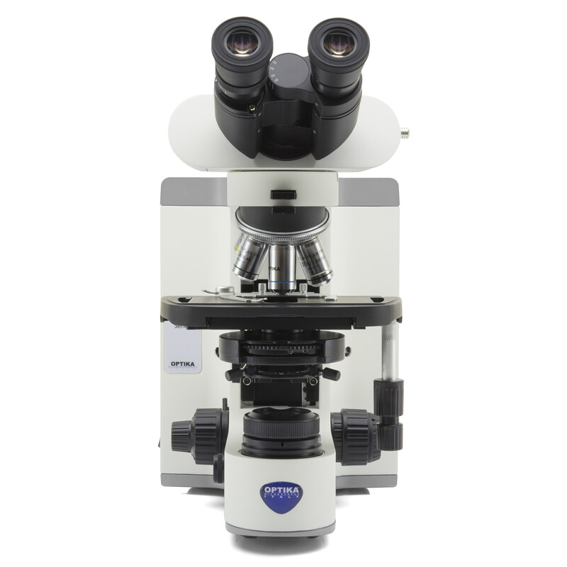 Optika Microscope B-810BF, trino, HF, infinity, plan, 40–1000x, LED
